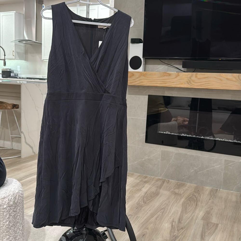 Loft size 12 gray dress new tags